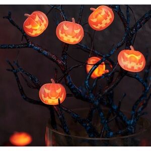 Bundle Of 11 Halloween Pumpkin String Lights